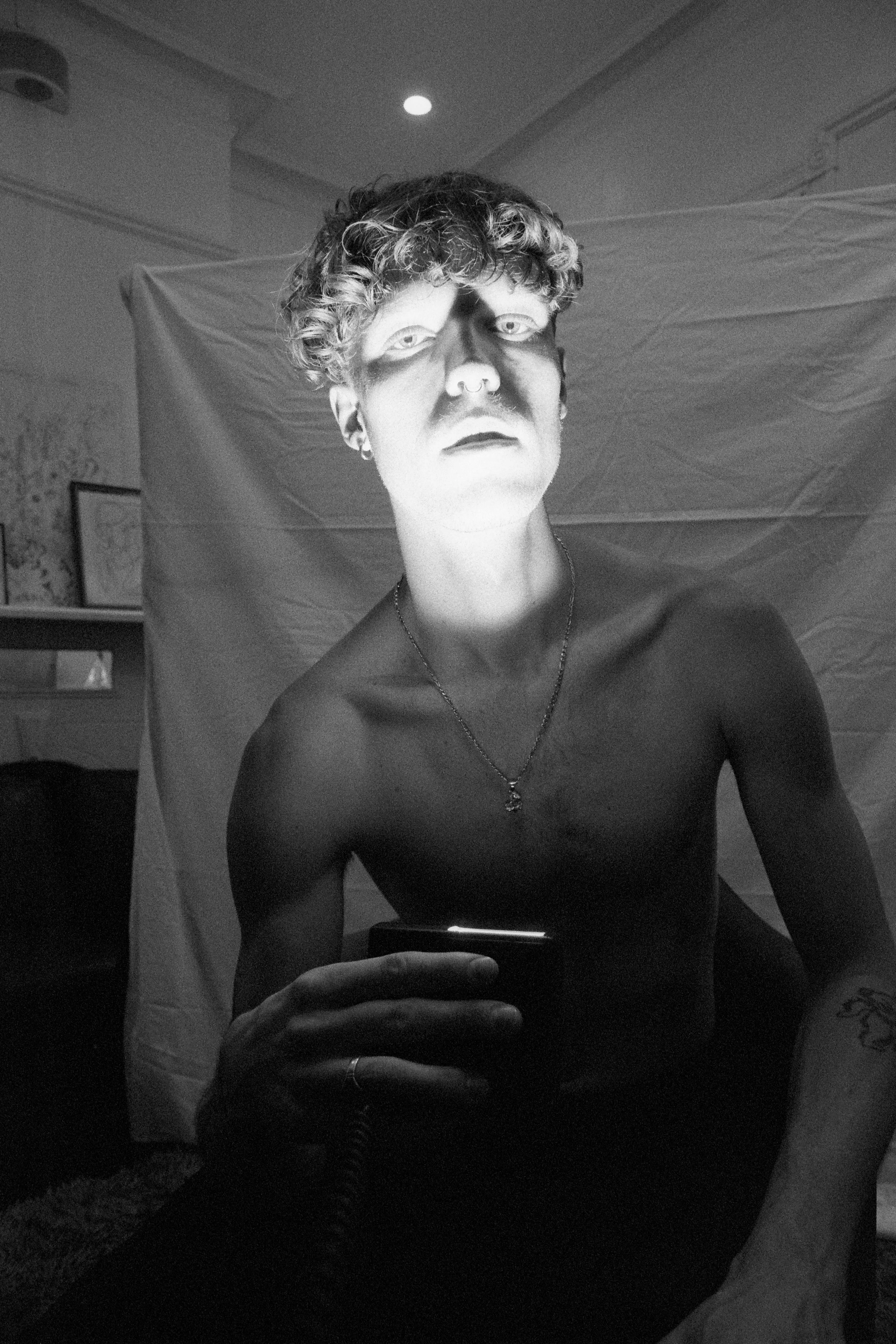 clark holds the flash